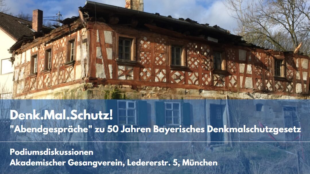 Flyer Veranstaltung Denk.Mal.Schutz Abendgespräche