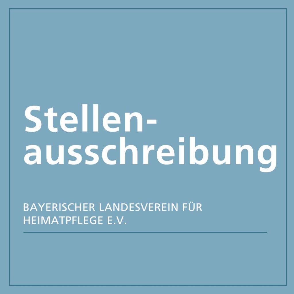 Stellenausschreibung: Wissenschaftliche Projektleitung Landschaftsentdecker-App (m/w/d), 50%, EG 13 St. 2 (TV-L)