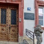 Hauseingang zu einem historischen Wohngebäude in Oberfranken