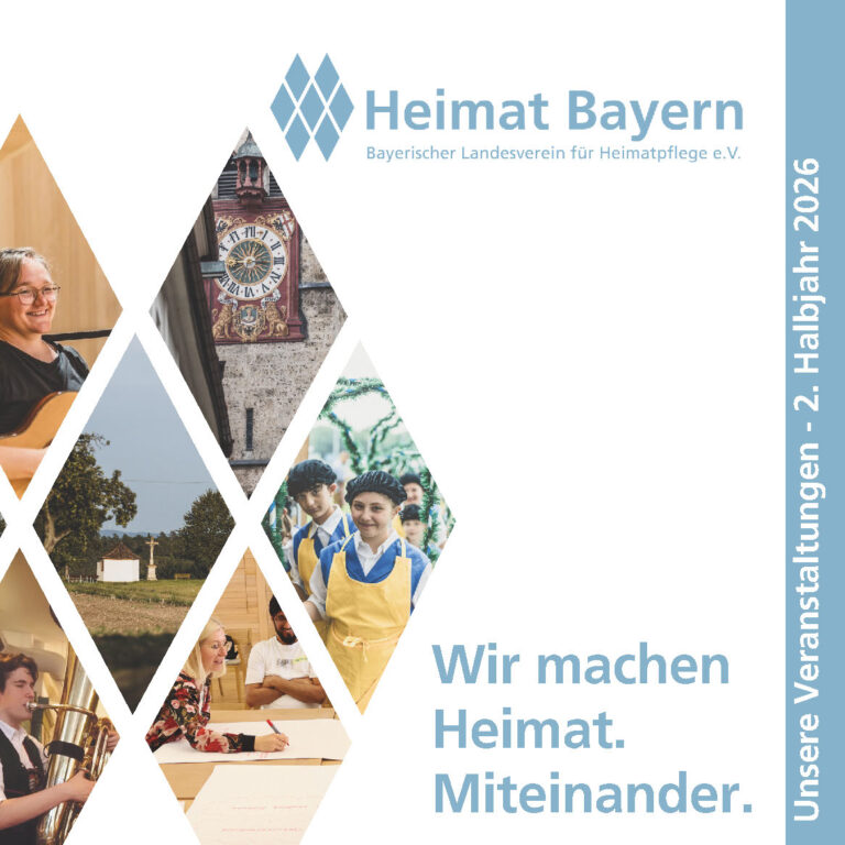 Veranstaltungsprogramm des Landesvereins für das zweite Halbjahr 2026.
